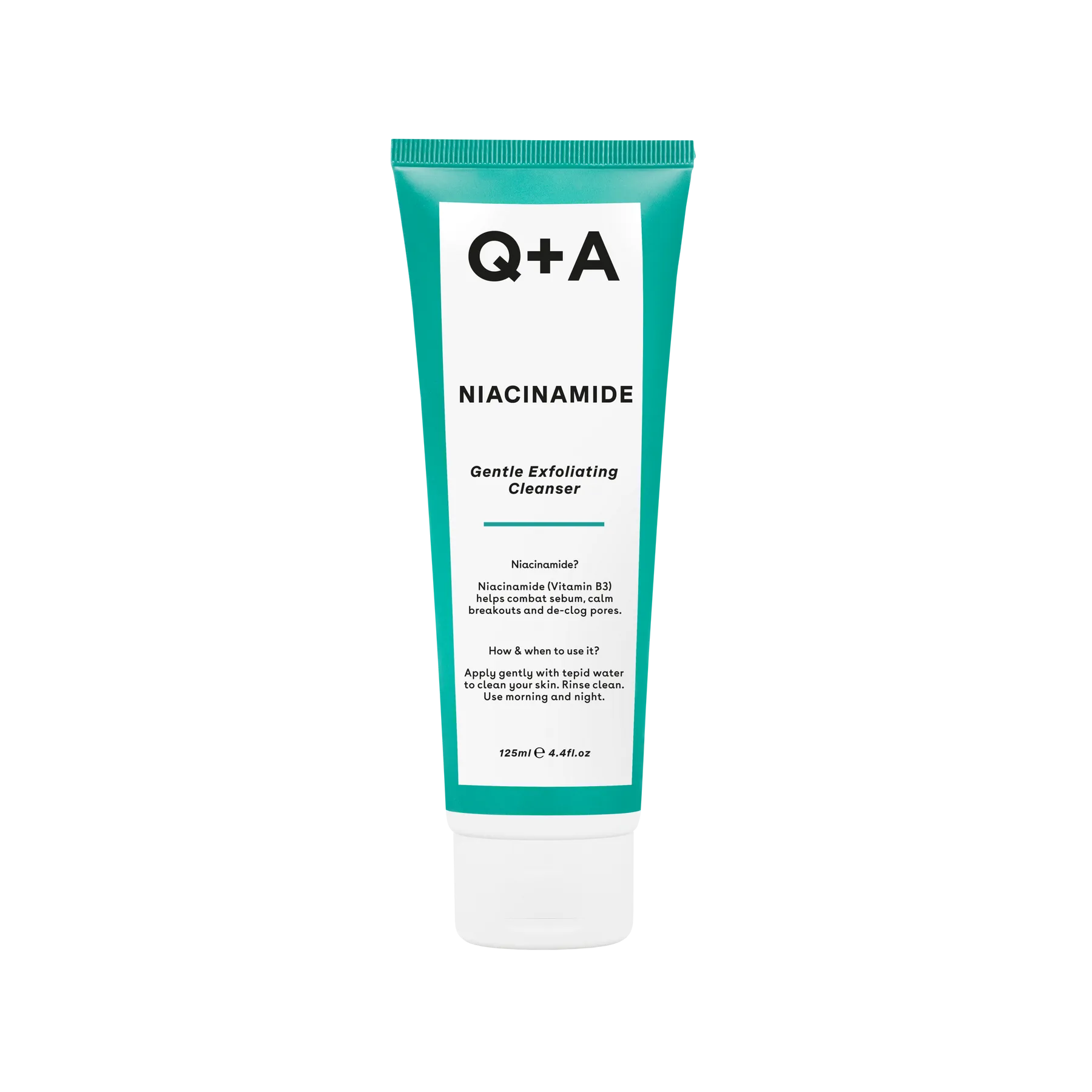 Очищувальний засіб для обличчя Q+A Niacinamide Gentle Exfoliating Cleanser (Т000157) - фото 1