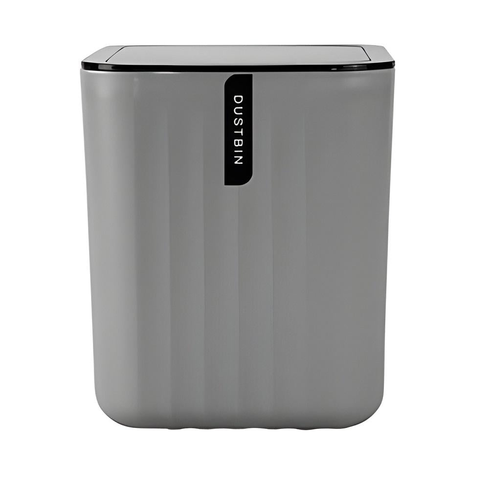Відро для сміття настільний R38339-GY 16х13.7 см з кришкою Сірий (33458859)