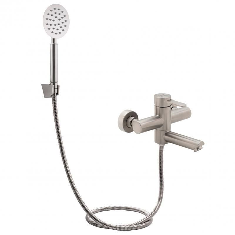 Змішувач для ванни Lidz Adam 006-1 короткий вилив Nickel (LIDZNKS113100620)