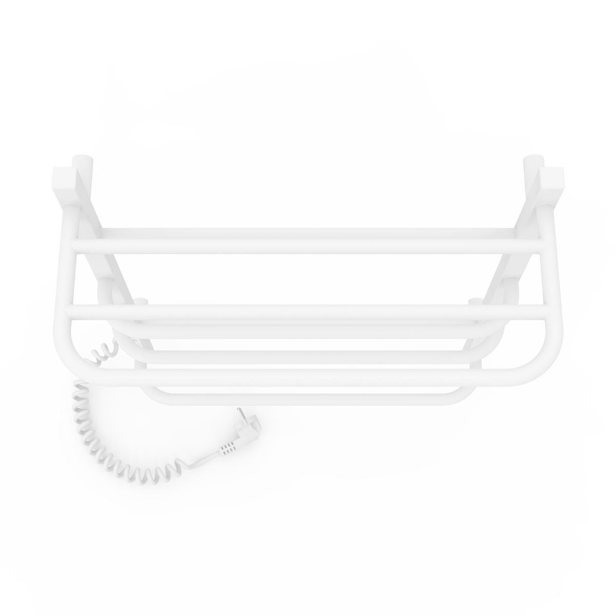 Полотенцесушитель электрический Laris Зебра Комфорт ЧФ6 стальная 500х600 мм с полкой и левым подключением Белый (132-127-73207782) - фото 4 Полотенцесушитель электрический Laris Зебра Комфорт ЧФ6 стальная 500х600 мм с полкой и левым подключением Белый (132-127-73207782) - фото 4