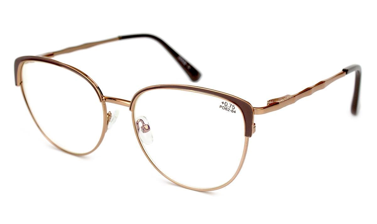 Окуляри для зору в металевій оправі Verse 320172S-C1 Blue Blocker +3,00 (465134)