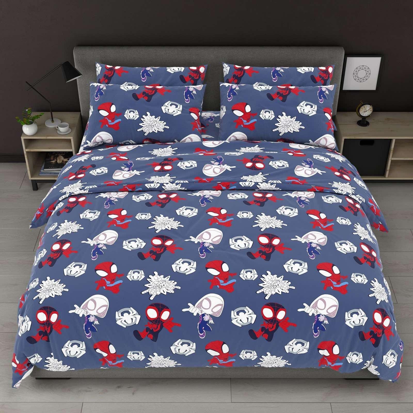 Комплект постельного белья полуторный Спайдер хлопчатобумажный 150х220/70х70 см (26638417)