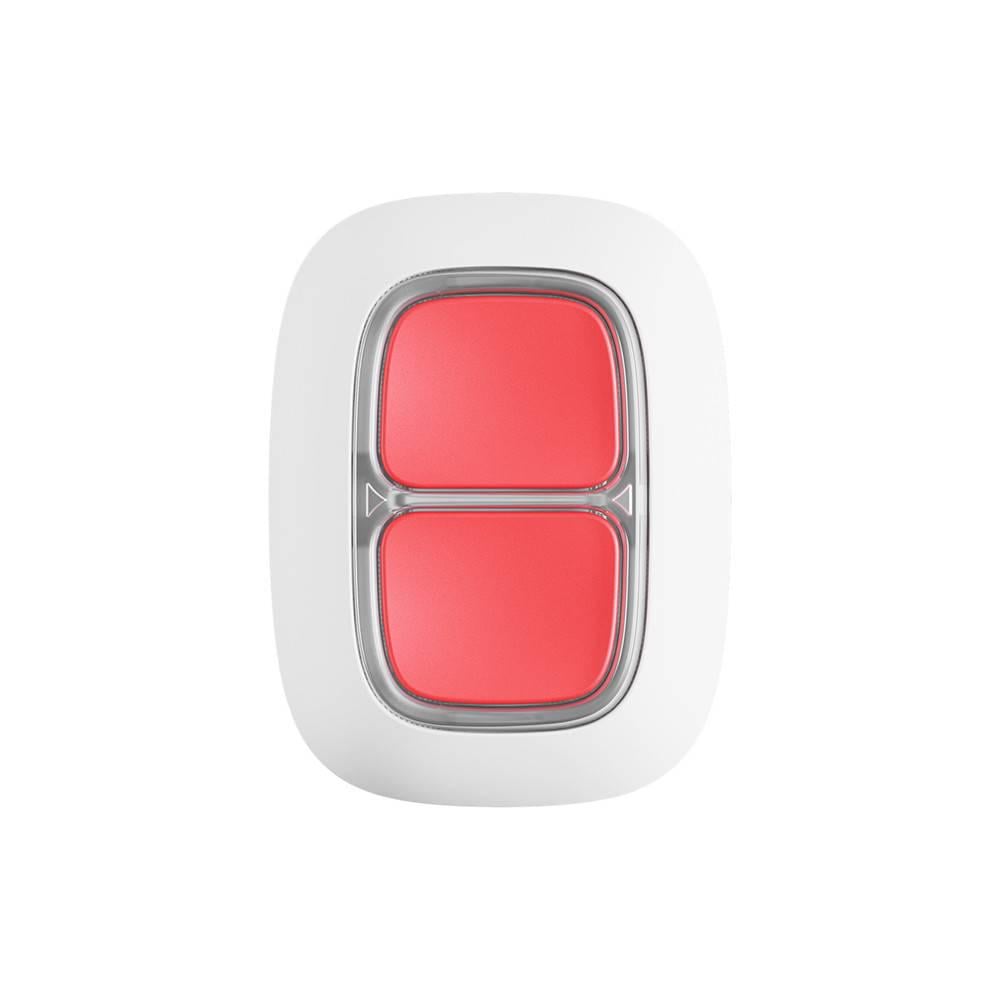 Кнопка бездротова екстрена Ajax DoubleButton White (33627)