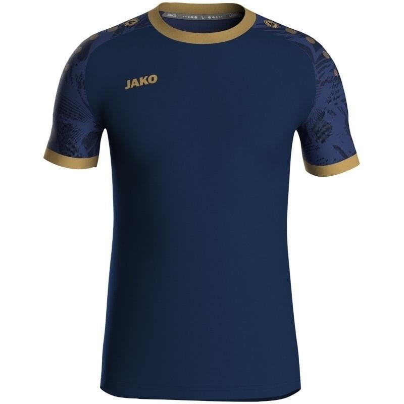 Футболка джерсі Jako ICONIC S/S 4224-939 2XL Темно-синьо-золотий (44885-55)