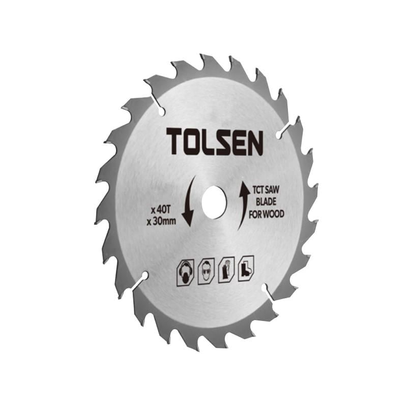 Диск пиляльний по дереву Tolsen 76431T сталь 185 мм 40 зубів (35004895)