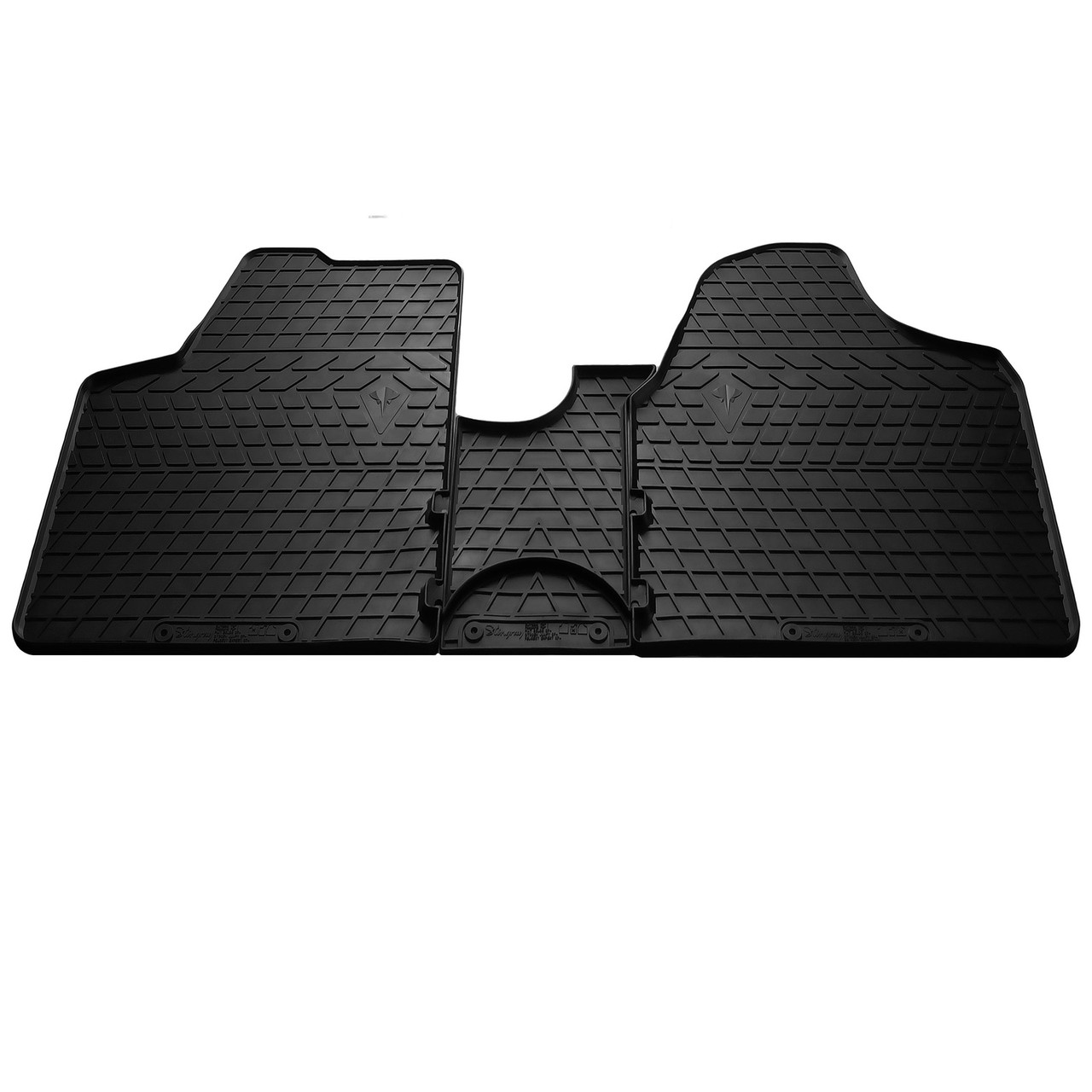 Автокилимки Stingray Fiat Scudo II 2007-2016 3 шт. Чорний (1386472004)