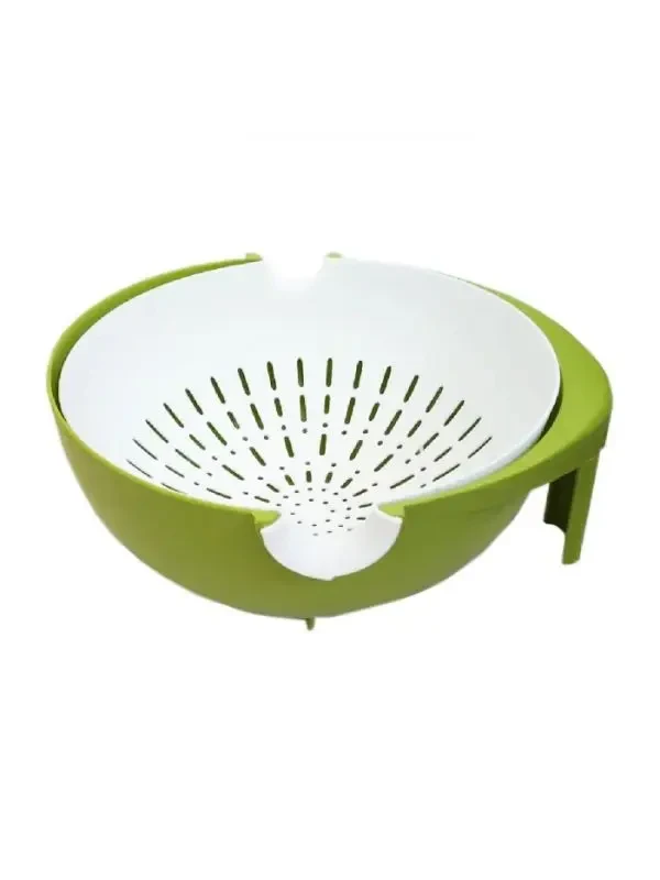 Друшляк Mesh Strainer Drain Basket силиконовый со сливом 2в1 (20113677) Друшляк Mesh Strainer Drain Basket силиконовый со сливом 2в1 (20113677)
