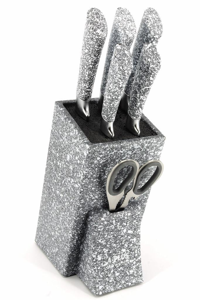 Набір ножів A-Plus 1003 мармурове покриття 7 шт. (DR001411)