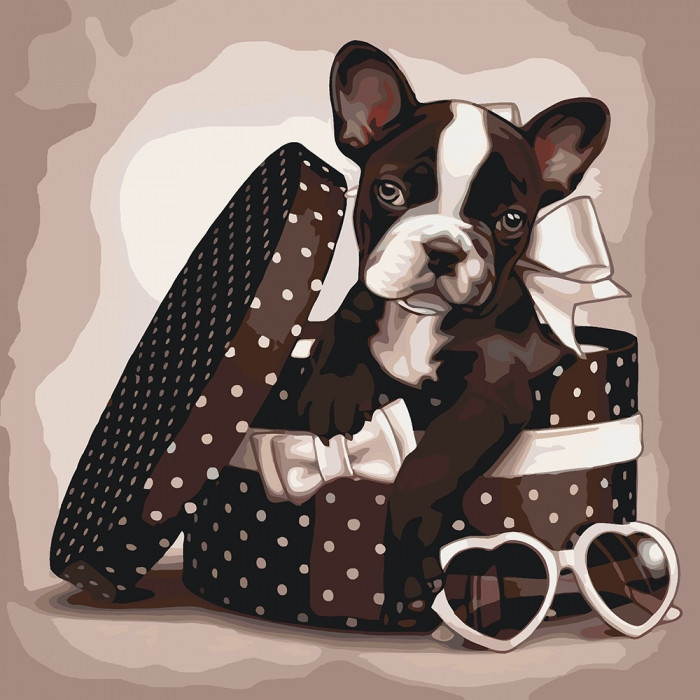 Картина по номерам Сладкий малыш 40х40 см (KHO4039)