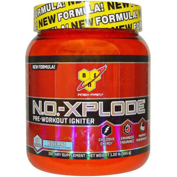 Комплекс до тренування BSN N.O.-Xplode 3.0 Pre-Workout Igniter 555 г 30 порций Blue Raspberry - фото 1