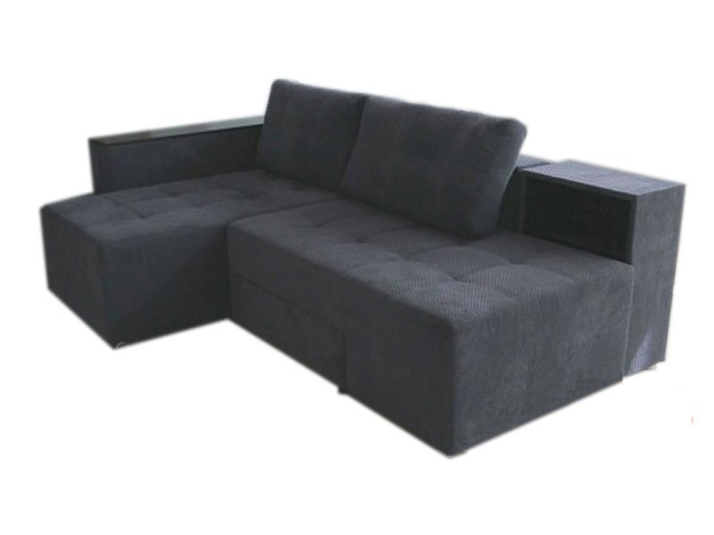 Диван ортопедический МФ Модерн Дейвон раскладной натуральное дерево/текстиль Серый