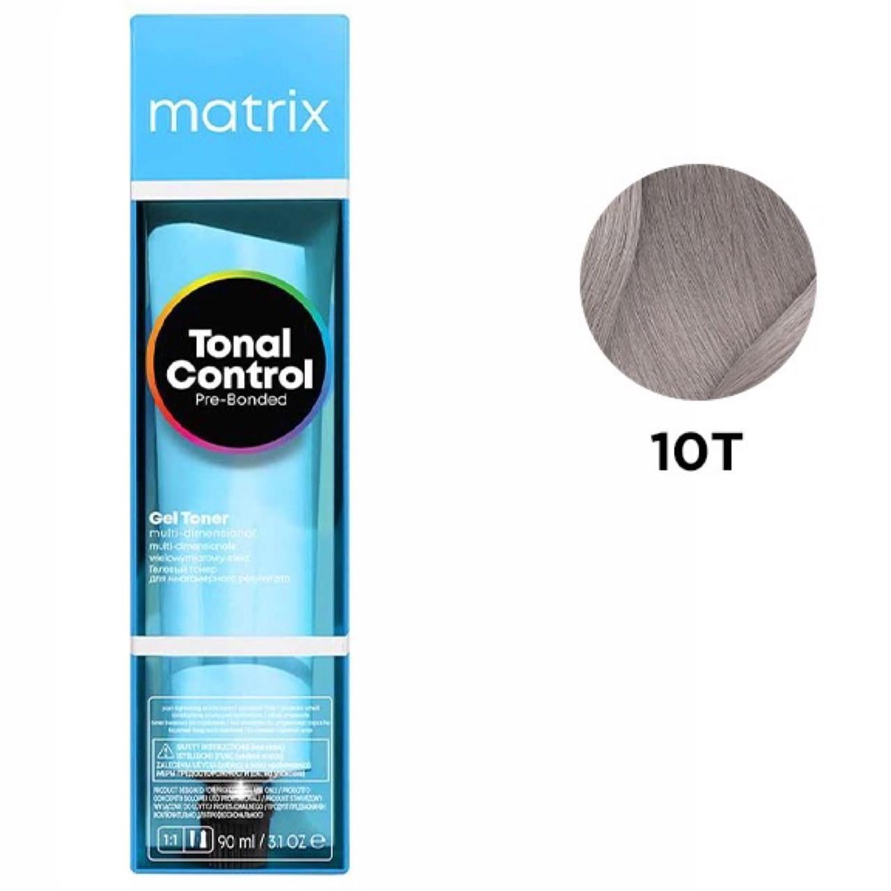 Тонер-краска гелевый на кислотной основе Matrix Tonal Control Pre-Bonded Acidic Gel Toner 10T 90 мл Тонер-краска гелевый на кислотной основе Matrix Tonal Control Pre-Bonded Acidic Gel Toner 10T 90 мл