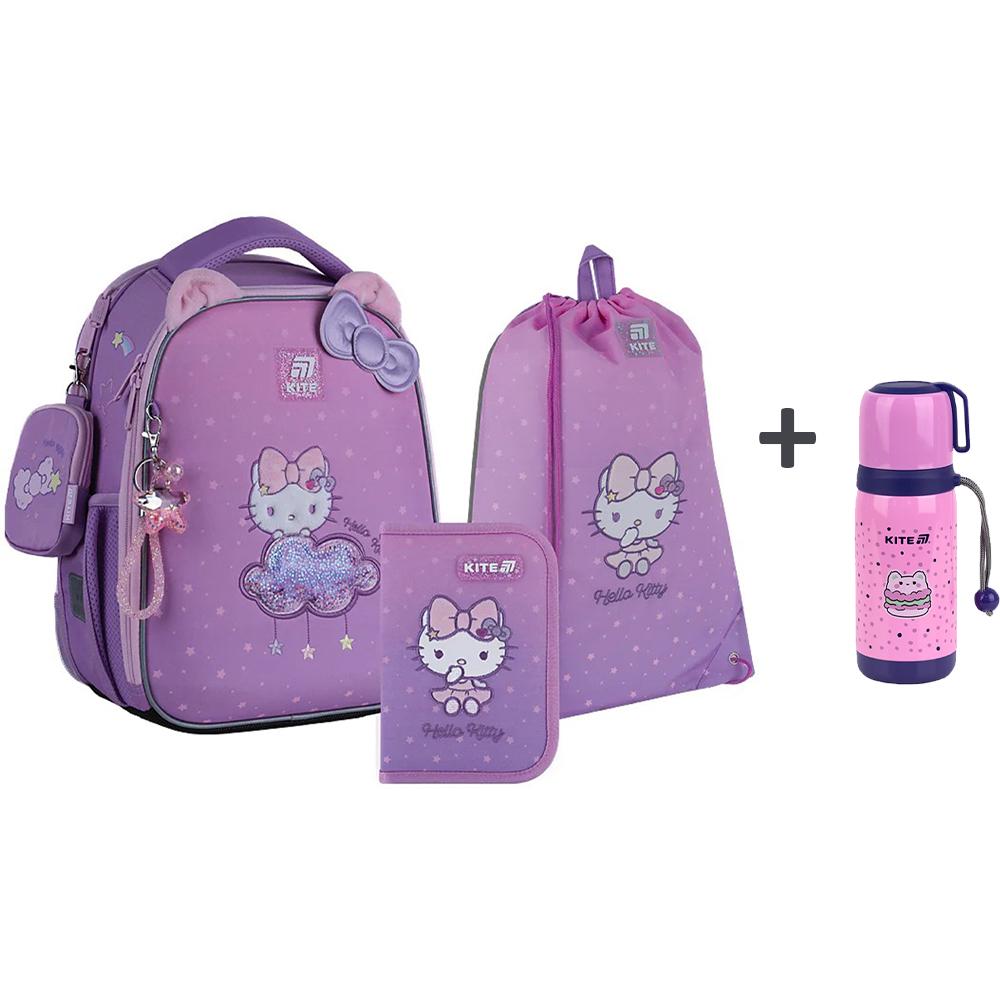 Школьный набор KITE Hello Kitty рюкзак/пенал/сумка для обуви (SET_HK25-555S) - фото 2 Школьный набор KITE Hello Kitty рюкзак/пенал/сумка для обуви (SET_HK25-555S) - фото 2