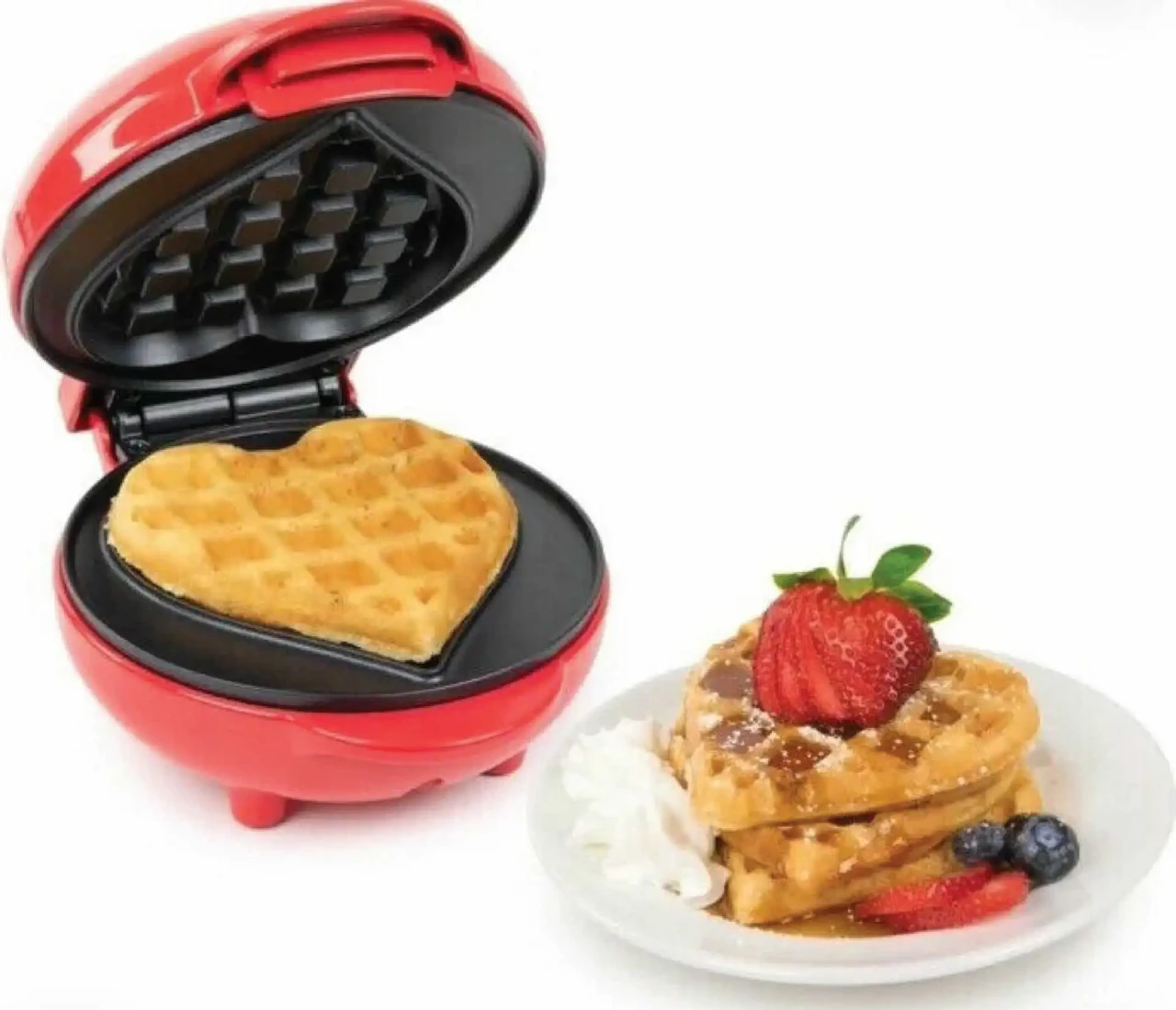 Вафельница для бельгийских вафель Sokany SK-BBQ-849 с антипригарным покрытием 550 Вт (7391) - фото 2 Вафельница для бельгийских вафель Sokany SK-BBQ-849 с антипригарным покрытием 550 Вт (7391) - фото 2