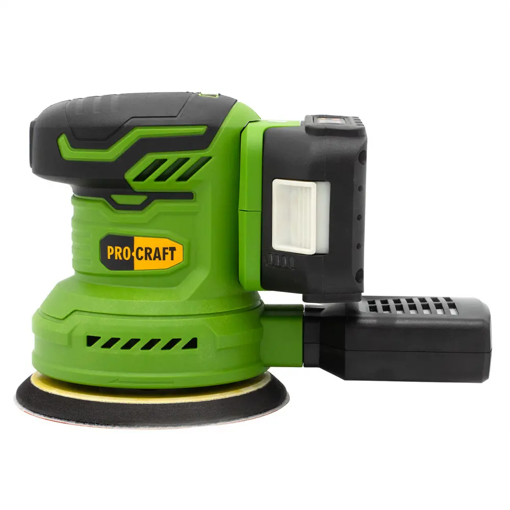 Шлифмашина эксцентриковая бесщеточная Аккумуляторная ProCraft PX20BL без аккумулятора и без зарядного устройств - фото 2 Шлифмашина эксцентриковая бесщеточная Аккумуляторная ProCraft PX20BL без аккумулятора и без зарядного устройств - фото 2