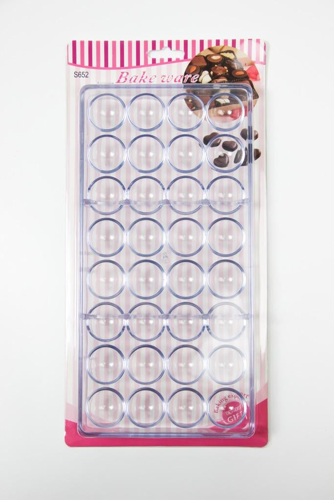 Форма для шоколада акрил R92344 32 шт. 16,5х33 см Прозрачный