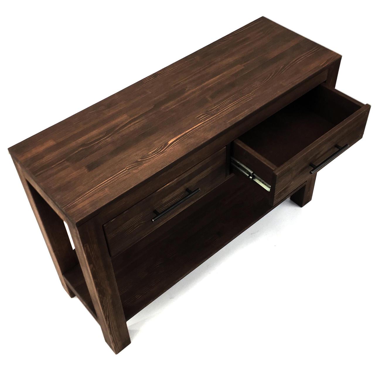 Столик консольный из дерева Хворен Капучино (СОО-000709) - фото 3 Столик консольный из дерева Хворен Капучино (СОО-000709) - фото 3