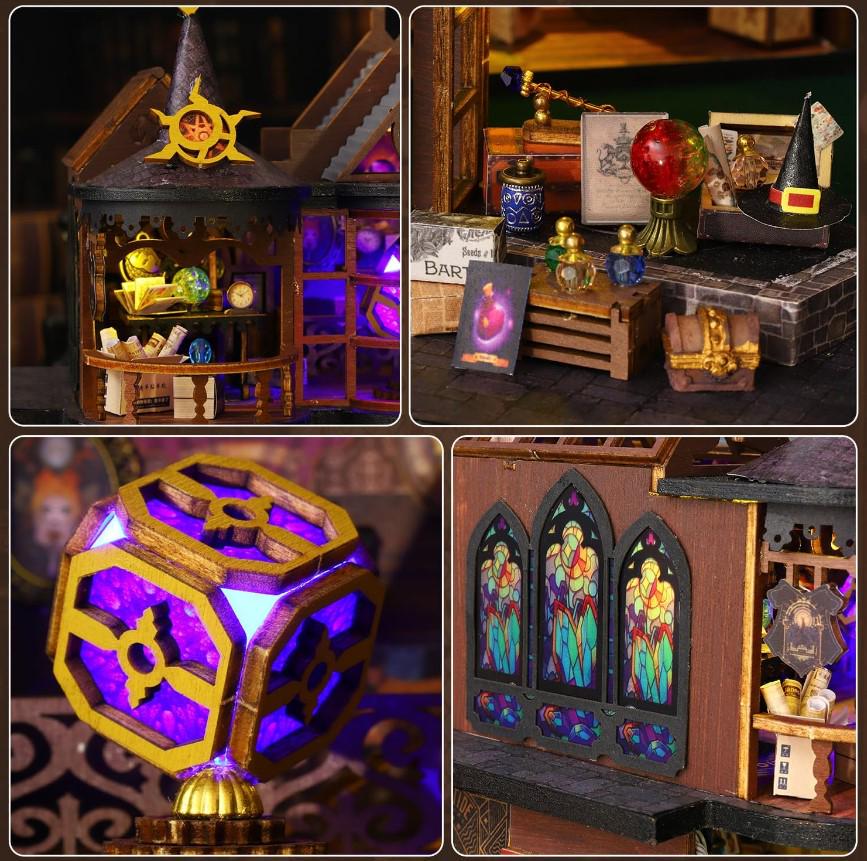 Конструктор DIY House Magic City румбокс Міні-місто 23,5x18x22 см в коробці (2104618649) - фото 12 Конструктор DIY House Magic City румбокс Міні-місто 23,5x18x22 см в коробці (2104618649) - фото 12