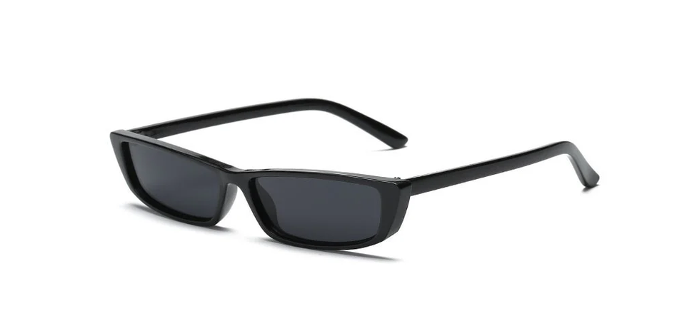 Очки винтажные солнцезащитные Кошачий глаз Черный