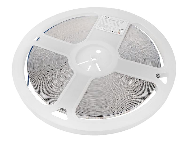 Светодиодная лента 2835-60led-8mm-12V IP20 5W/m 20-22LM/led двойная плата CRI70 Синий 50 м бухта без проводков LEDUA (9977)