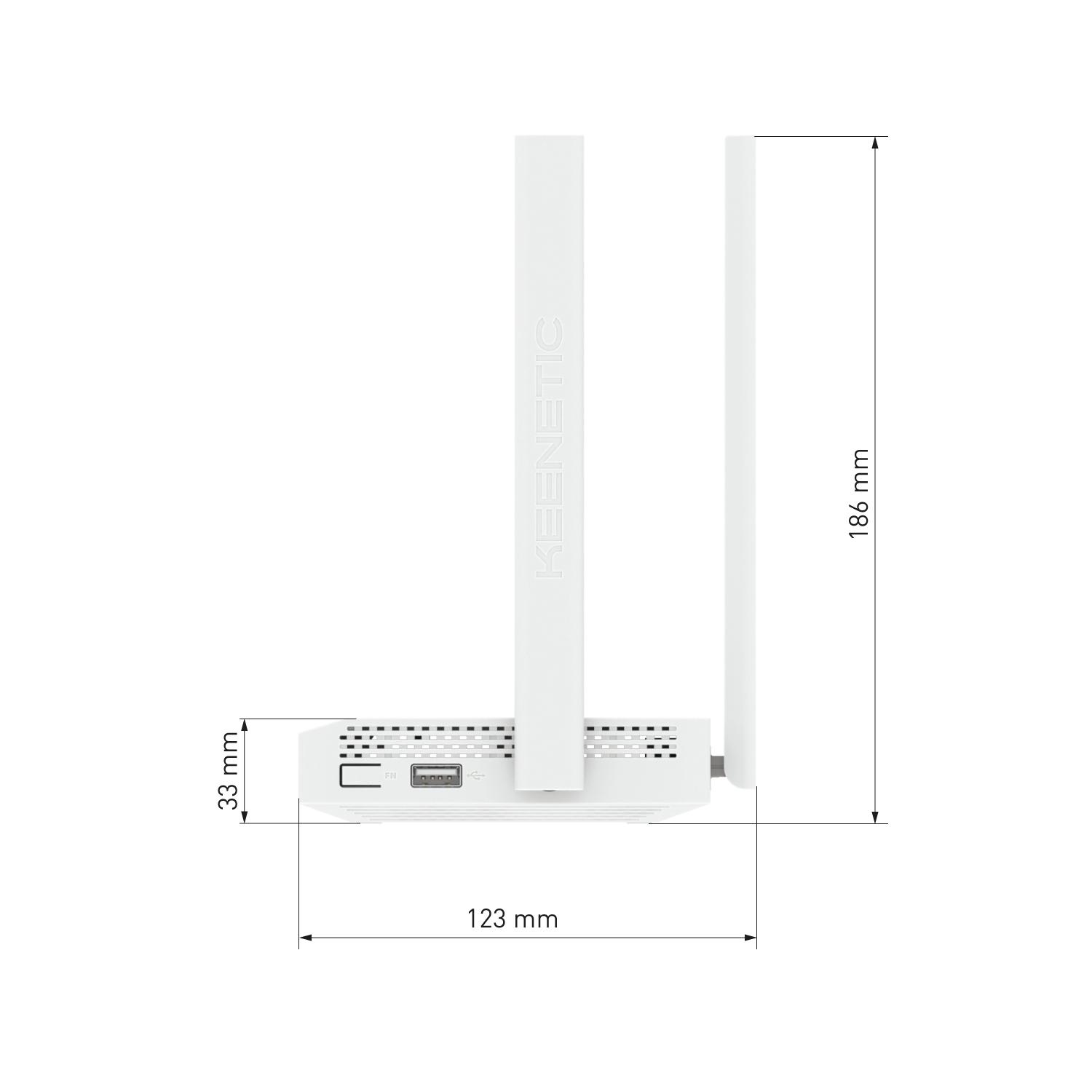 Маршрутизатор Keenetic Skipper KN-1912 Wi-Fi Серый с белым (20800012) - фото 4