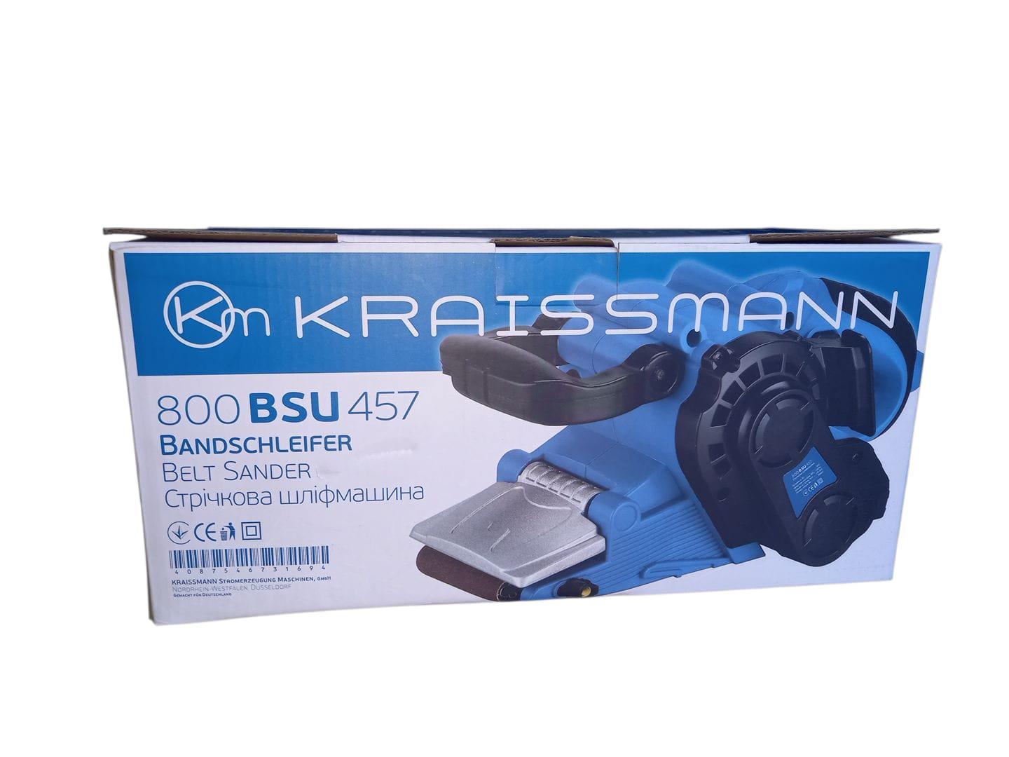 Ленточная шлифмашина Kraissmann 800 BSU 457 (28307771) - фото 3 Ленточная шлифмашина Kraissmann 800 BSU 457 (28307771) - фото 3