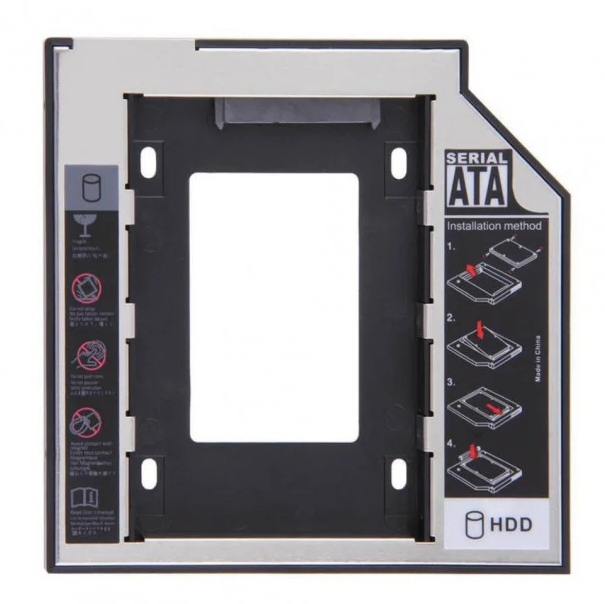 Адаптер 2.5 SATA-SATA 12,7 Серый