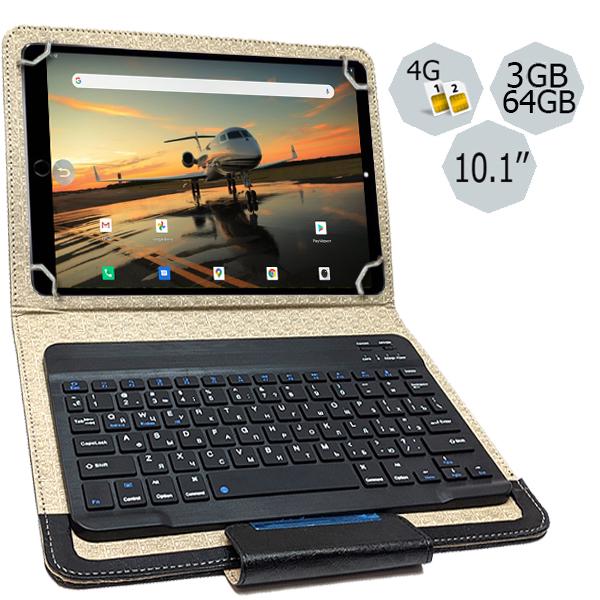 Планшет-телефон Adronix MT Pad 364 LTE 3/64 Matte Black с чехлом-клавиатурой (17639947) - фото 2 Планшет-телефон Adronix MT Pad 364 LTE 3/64 Matte Black с чехлом-клавиатурой (17639947) - фото 2