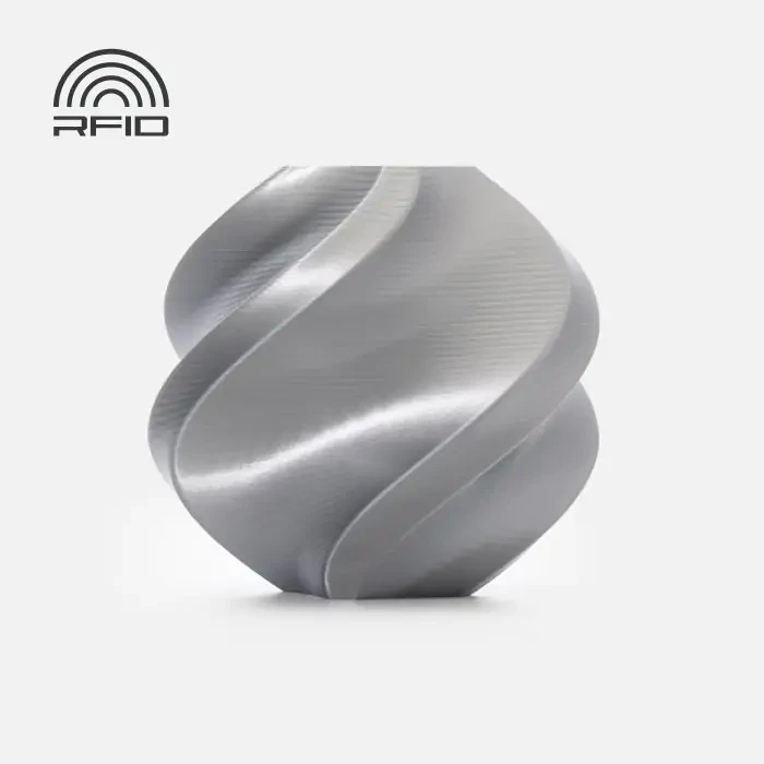 Пластик Bambu Lab PLA Silk+ Silver (13109)