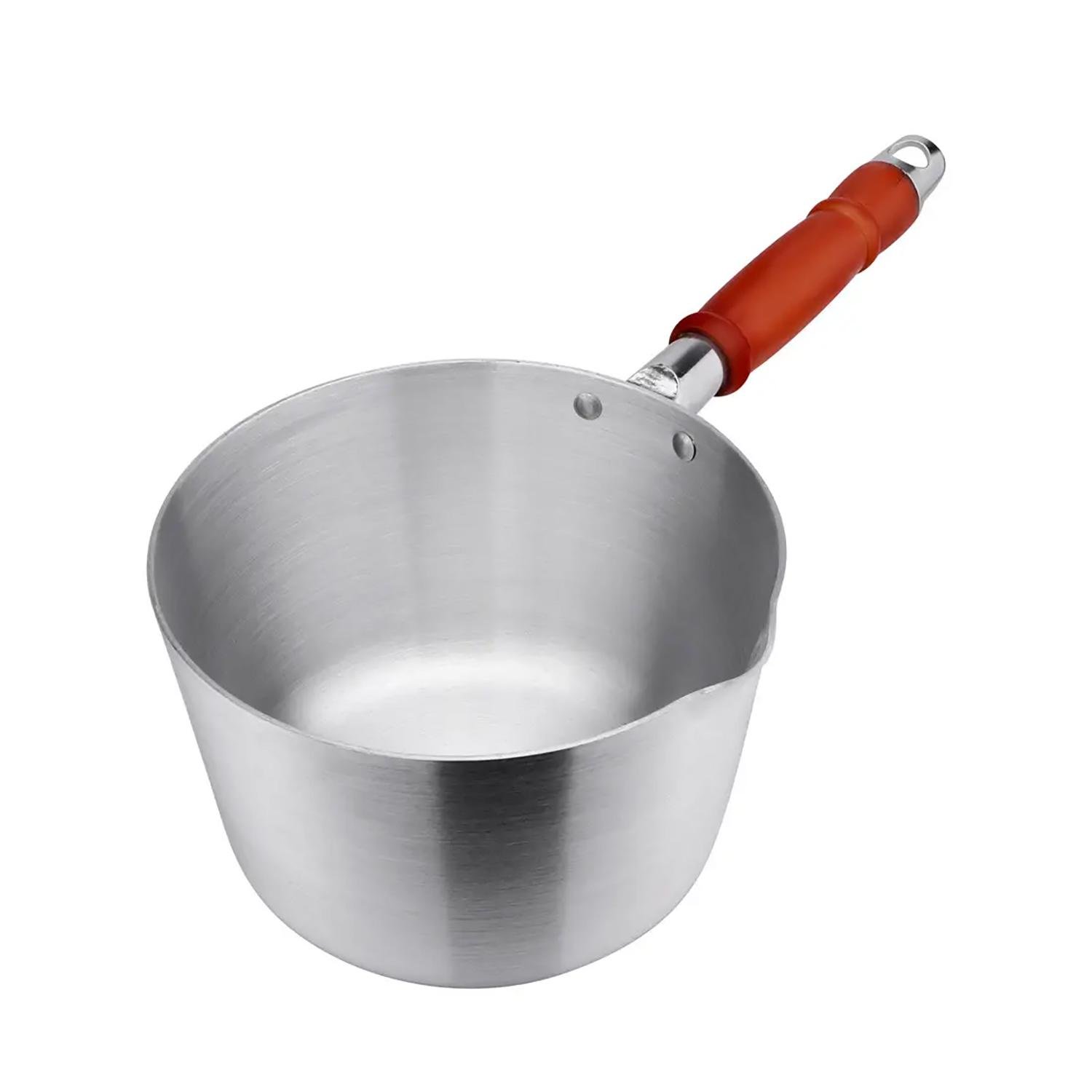 Ковш с деревянной ручкой Interos алюминиевый 2 л (87022) - фото 2 Ковш с деревянной ручкой Interos алюминиевый 2 л (87022) - фото 2