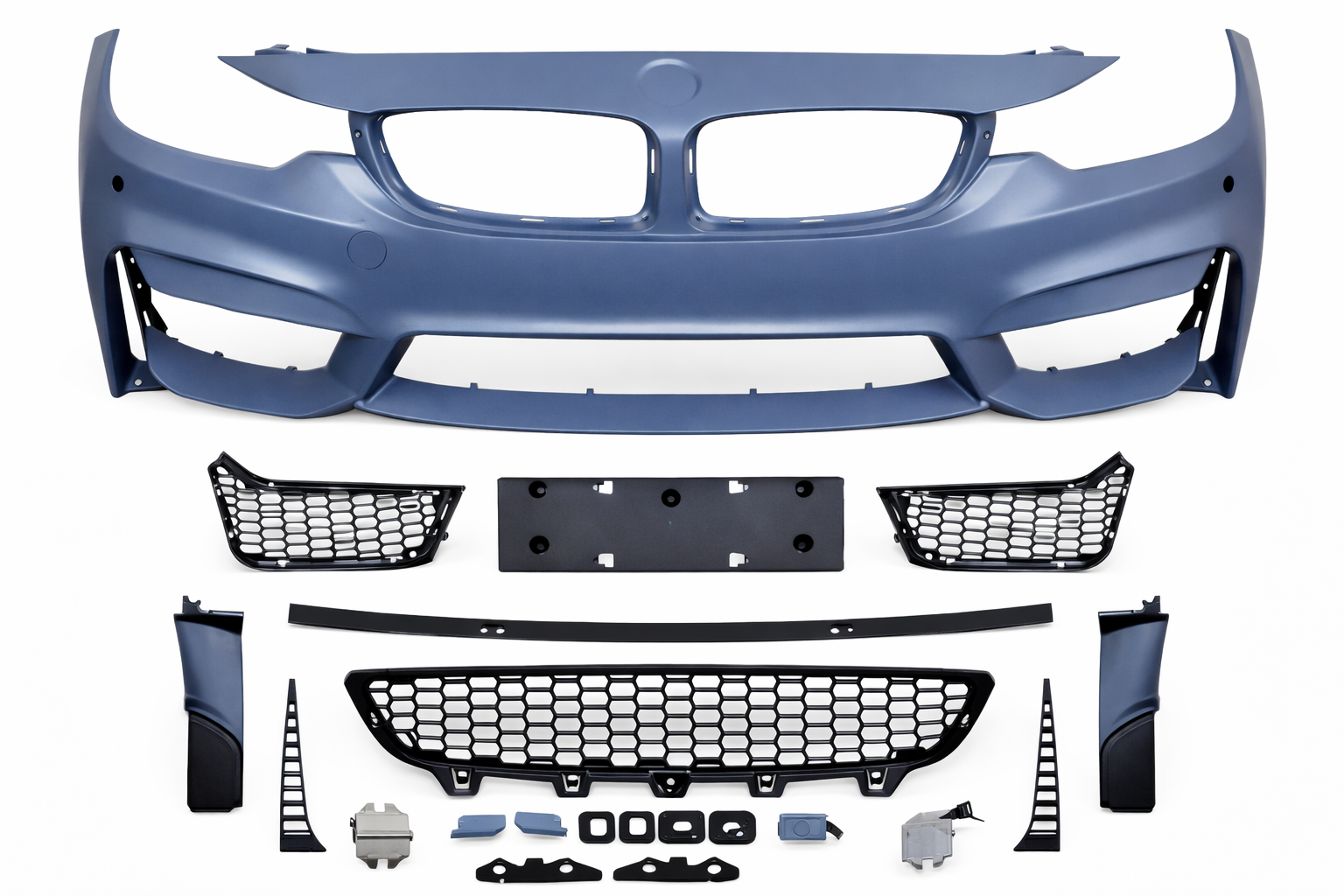 Бампер передний GBT в стиле M4 F82 для BMW 4 серия F32/F33/F36 2012-2020 abs-пластик под покраску