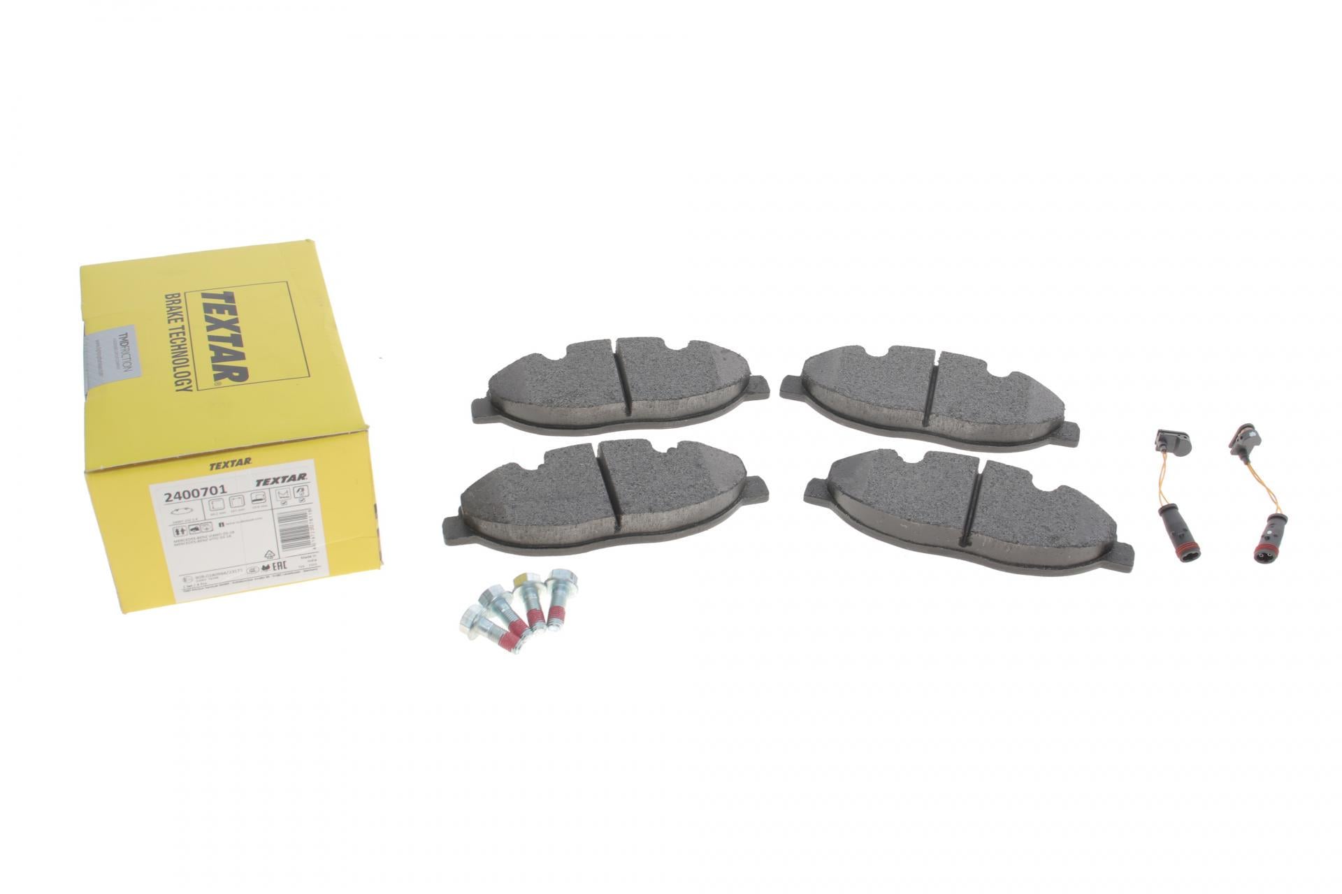 Колодки тормозные передние TEXTAR для MB Vito W639 03- Bosch Q+ с датчиками (2400701) Колодки тормозные передние TEXTAR для MB Vito W639 03- Bosch Q+ с датчиками (2400701)