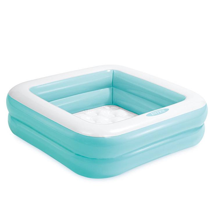 Бассейн детский Intex 57100 с надувным дном на 60 л Голубой (1638497516)