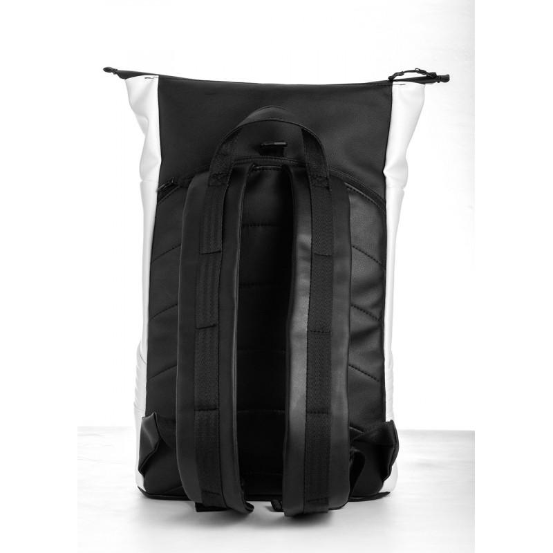 Рюкзак ролл Sambag RollTop KQN унисекс 41x27x18 см Белый - фото 4