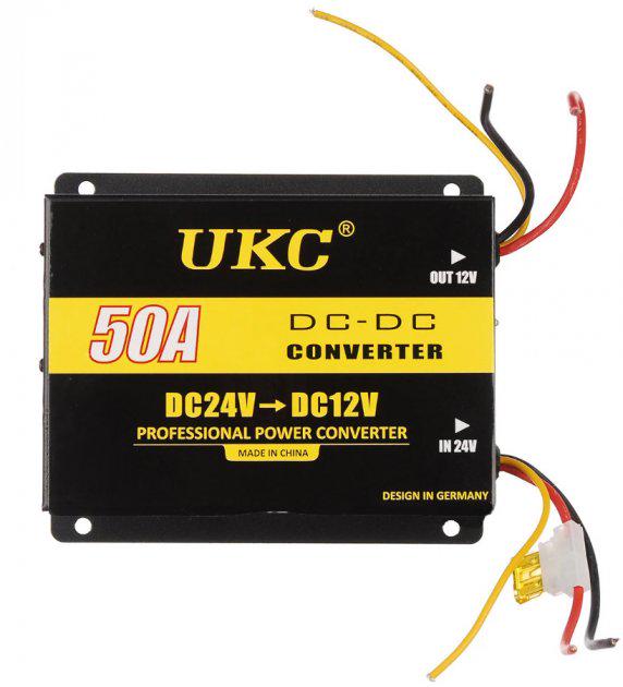 Инвертор UKC DC/DC 24V-12V 50A - фото 1