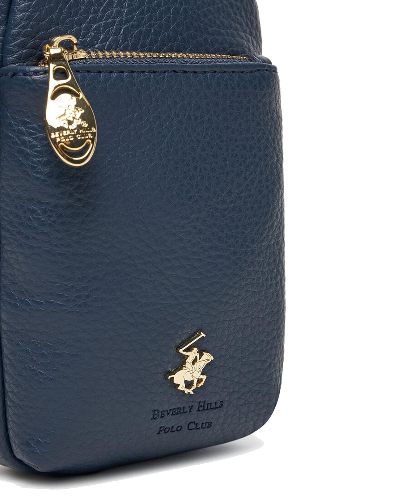 Сумка Beverly Hills Polo Club з ремінцем Синій (0397) - фото 3 Сумка Beverly Hills Polo Club з ремінцем Синій (0397) - фото 3