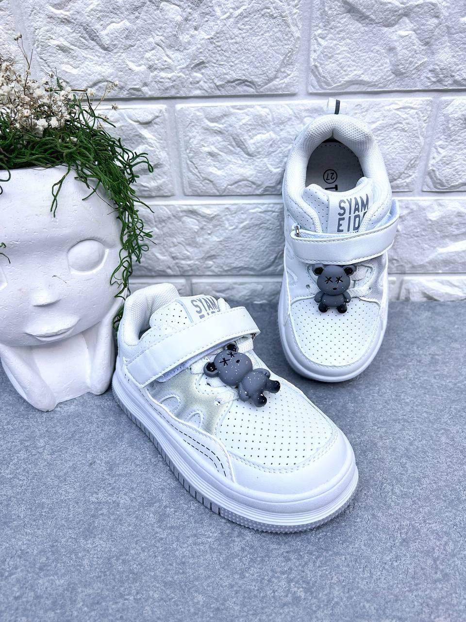 Кроссовки унисекс ТОМ.М 1380 р. 30 19 см Бело-серый (1380-3)