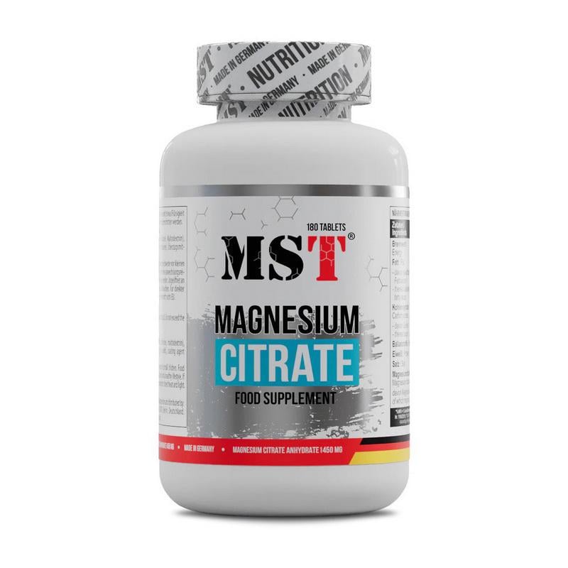 Магній цитрат MST Magnesium Citrat 200 mg 180 табл.