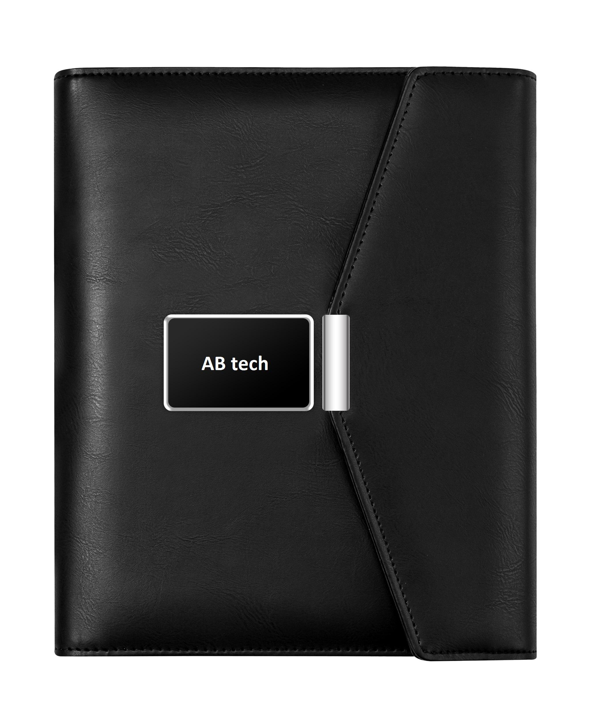 Смарт-блокнот ежедневник AB tech с флешкой 16 Гб и беспроводной зарядкой Power Bank 8000 mAh - фото 2