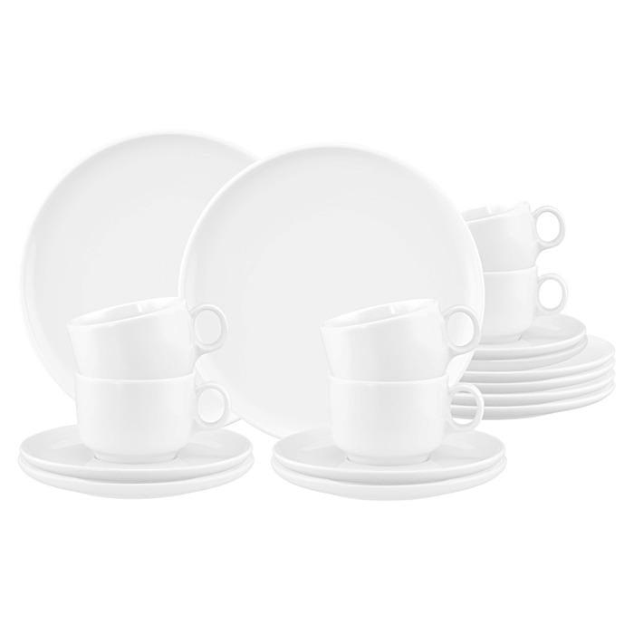 Сервиз кофейныйSeltmann Weiden Sento Home 6 персон 18 пр. Белый