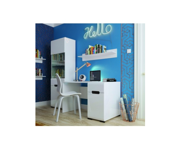 Стіл туалетний Gerbor Ацтека TOL1D1S ДСП/МДФ Білий Венге - фото 2 Стіл туалетний Gerbor Ацтека TOL1D1S ДСП/МДФ Білий Венге - фото 2