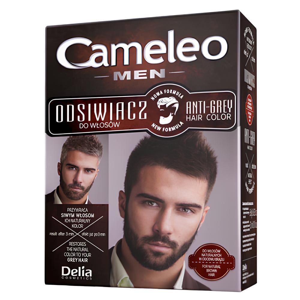 Фарба для волосся та бороди Delia Cameleo Men шатен 2х8/30 мл