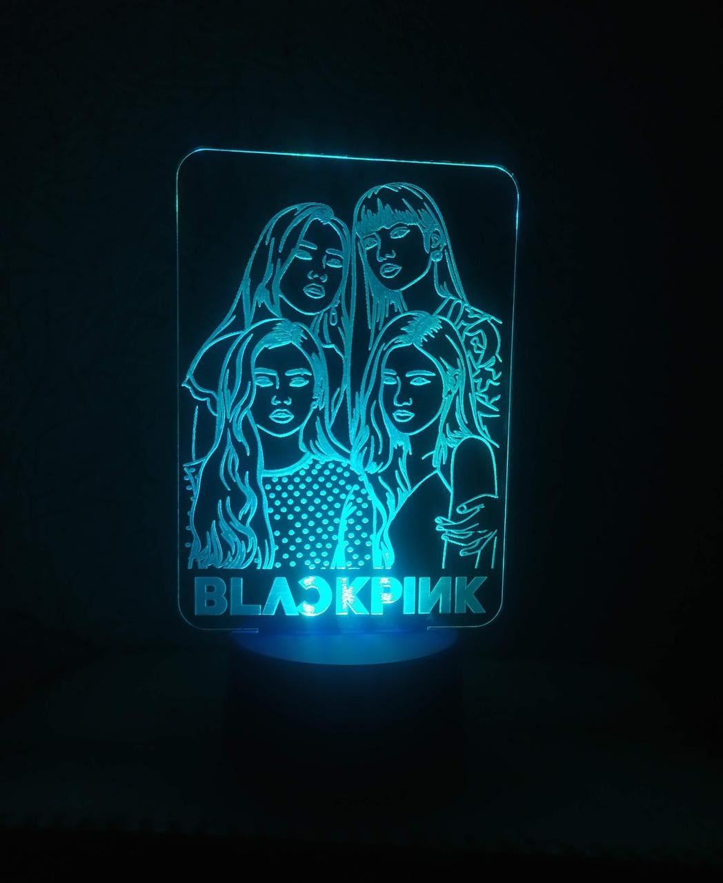 3D-ночник "Blackpink" несколько подсветок/на пульте (1897419447)
