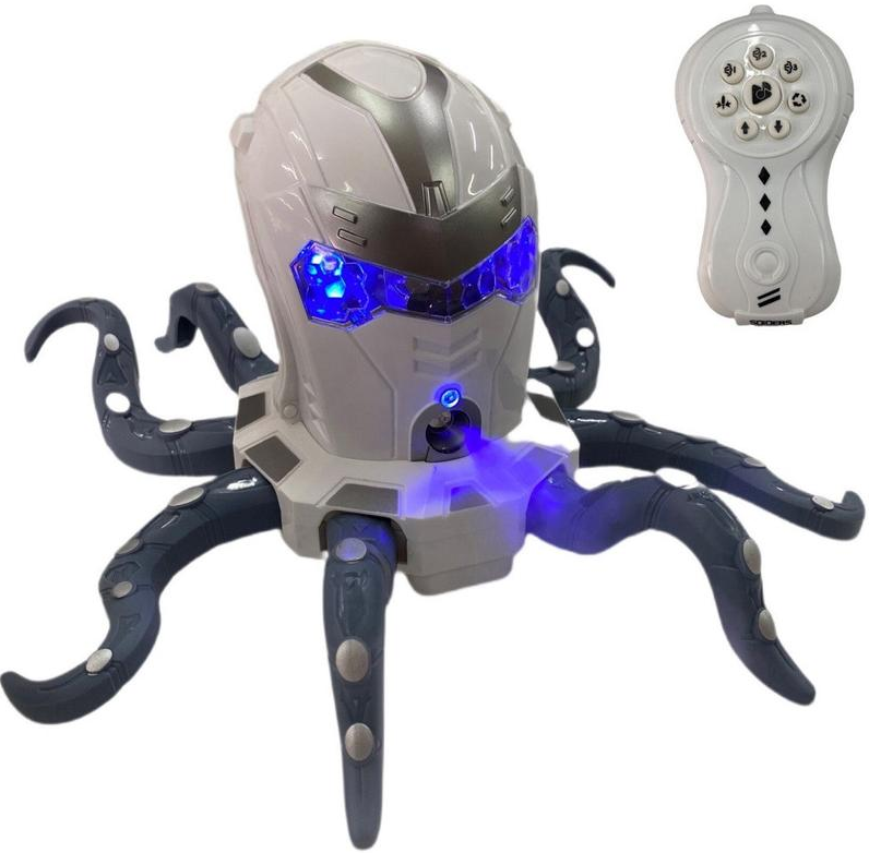 Іграшка Восьминіг на радіокеруванні звук/світло/дим 128A-34 - фото 2 Іграшка Восьминіг на радіокеруванні звук/світло/дим 128A-34 - фото 2