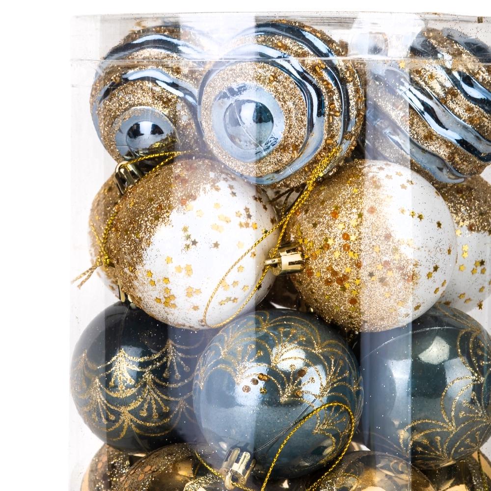 Набор елочных шаров Зимняя Феерия 30 шт. (9125-026) - фото 2 Набор елочных шаров Зимняя Феерия 30 шт. (9125-026) - фото 2