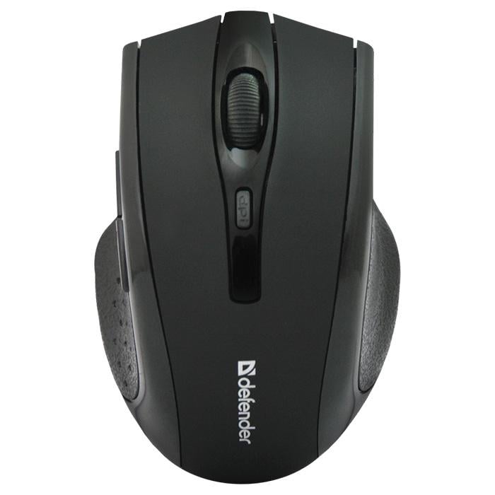 Компьютерная мышка беспроводная Defender Accura MM-665 6 кнопок USB ресивер 2xAAA Black (52665)