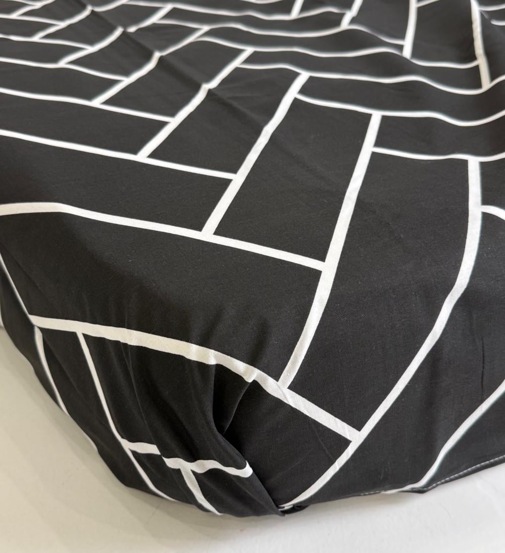 Простынь на резинке Star бязь 80х190х25 см Black (44881318)