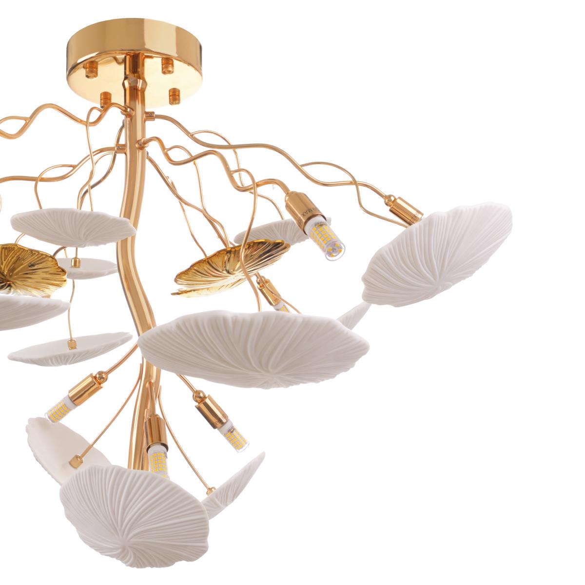 Люстра флористика BKL-530C/9 G9 GD - фото 2 Люстра флористика BKL-530C/9 G9 GD - фото 2