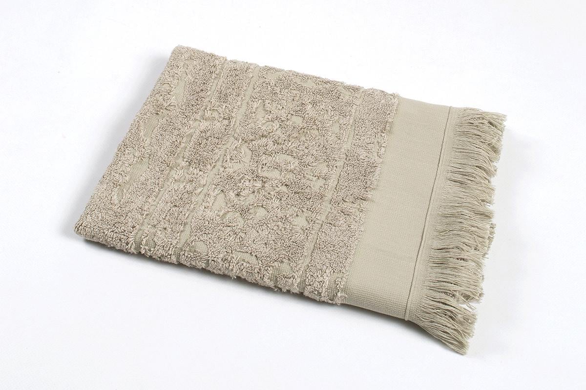 Полотенце TAC Royal Bamboo Jacquard Cakil 50х90 Бежевый (svt-2000022218467)