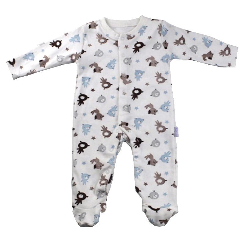 Человечек Nicole baby 190160F с мишками р. 62 см Кремовый